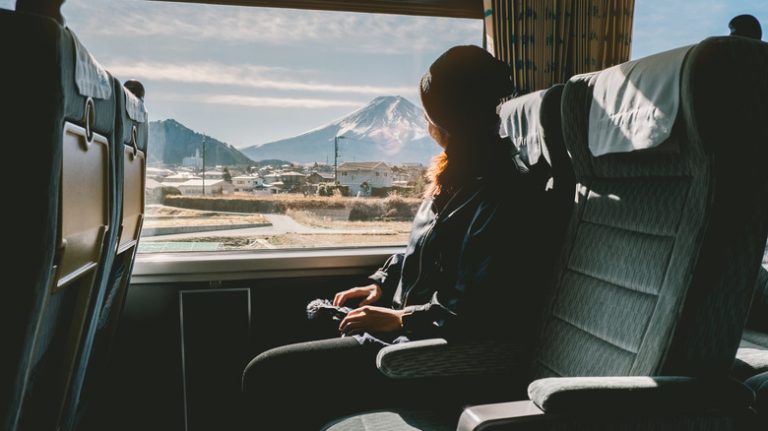 View from japanese train