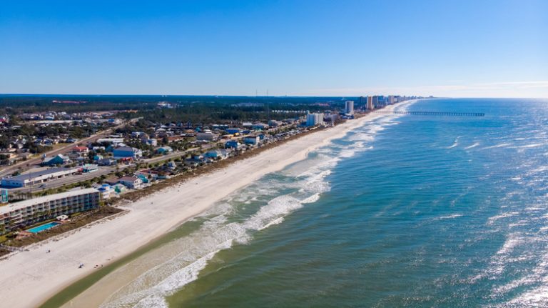 View of Gulf Shores, Alabama