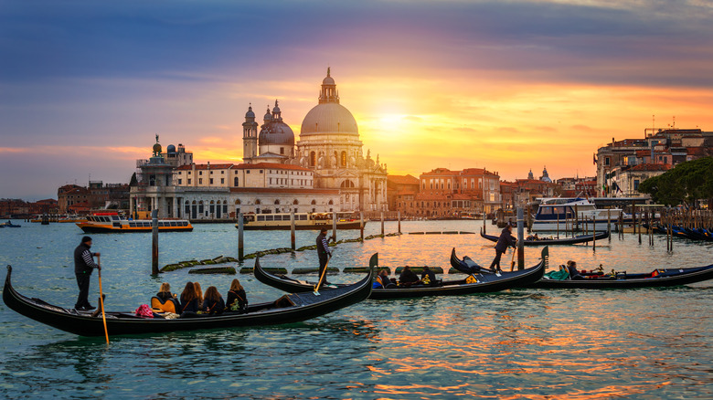 Grand Canal with gondolas