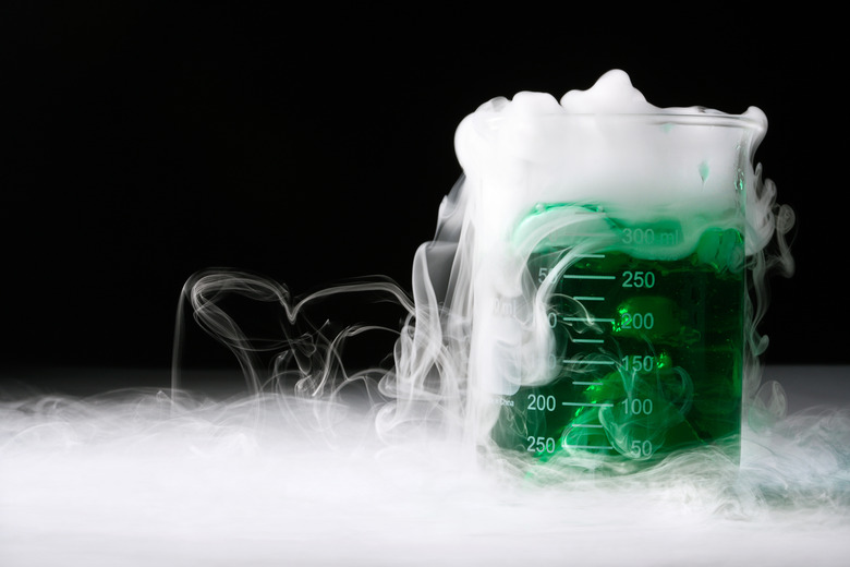 <h3>Effects of Adding Dry Ice to Water</h3>